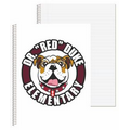 Wide Ruled Econo Composition Notebook w/ Full Color Imprint